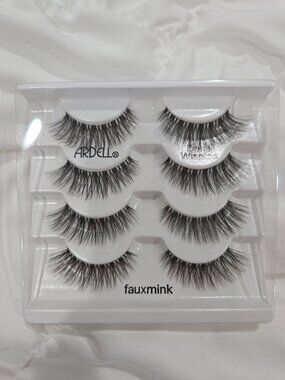 NEW Ardell Faux Mink Demi Wispies false eyelashes 4-pack Cosmetologist Makeup Th